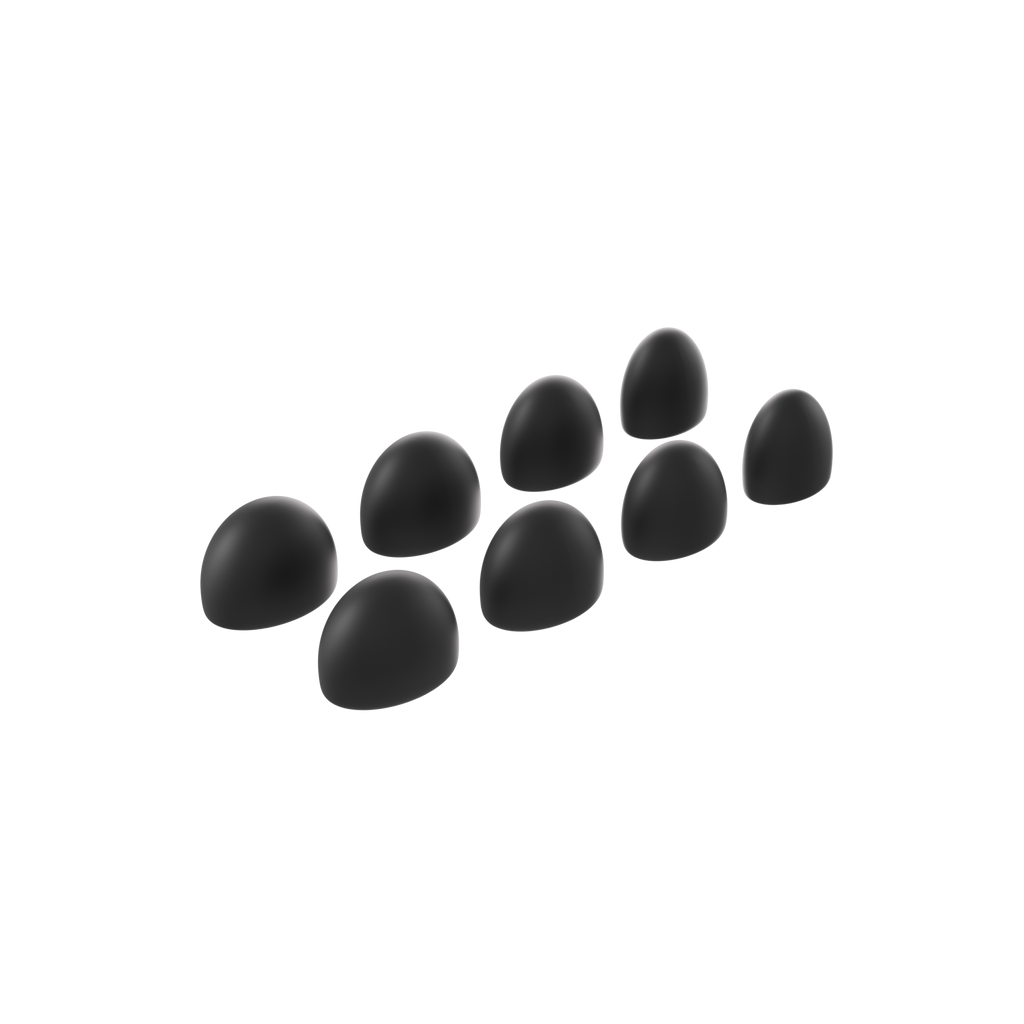 Loop Dream™ Foam-Silicone Ear Tips - Black (Mixed Sizes)