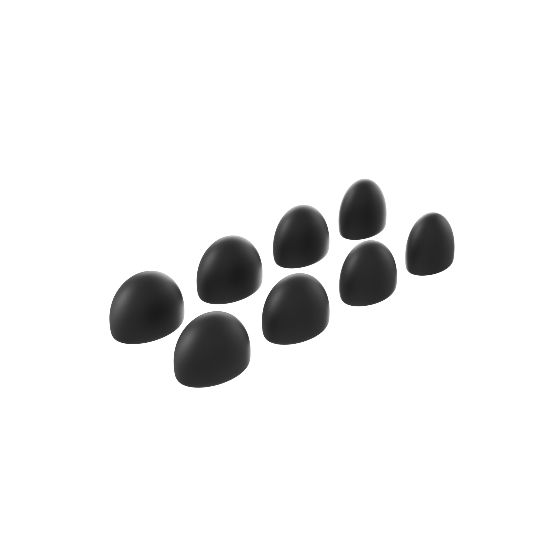 Loop Dream™ Foam-Silicone Ear Tips - Black (Mixed Sizes)