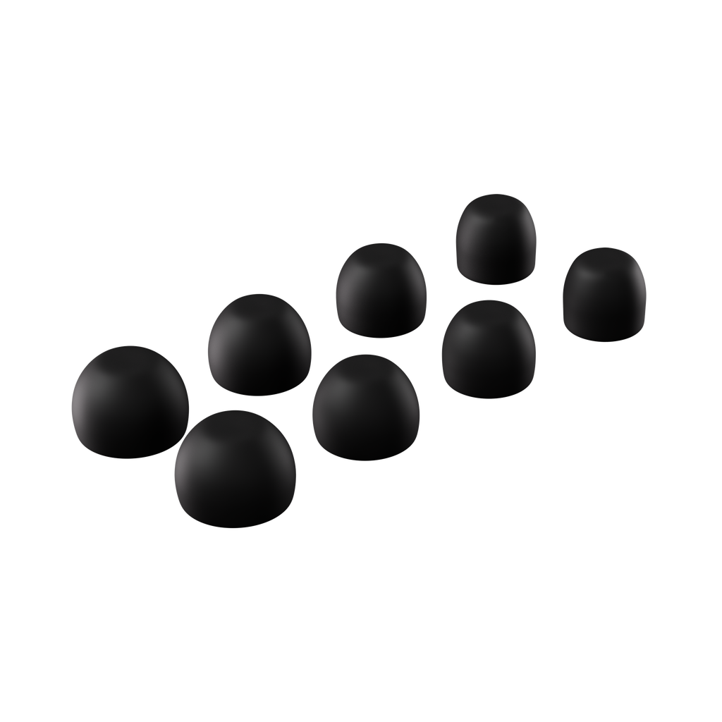 Loop Quiet™ 2 Ear Tips - Black (Mixed Sizes)